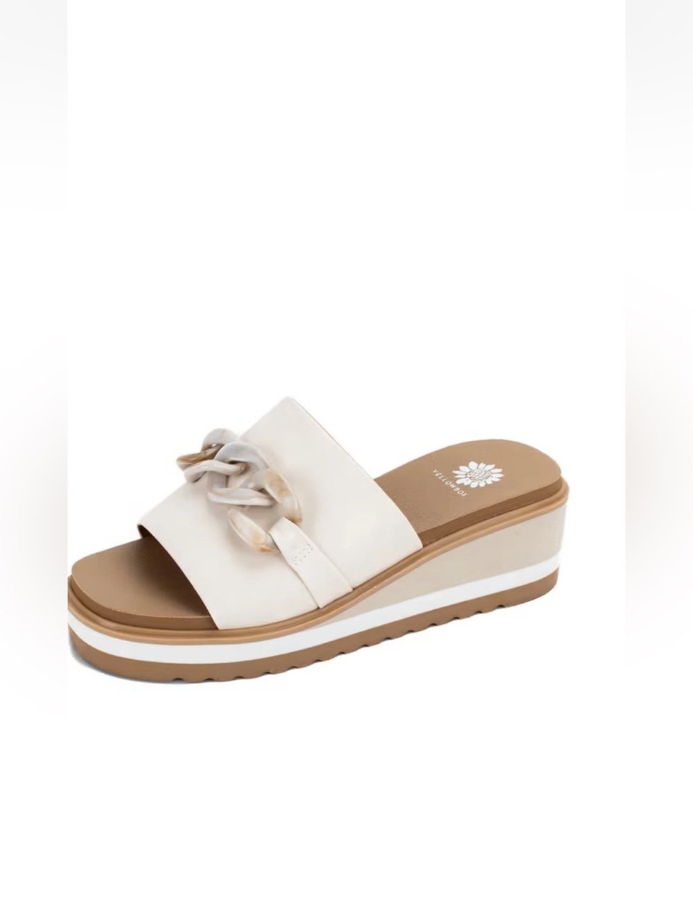 Yellow Box Womens Alora Wedge Slide Sandal